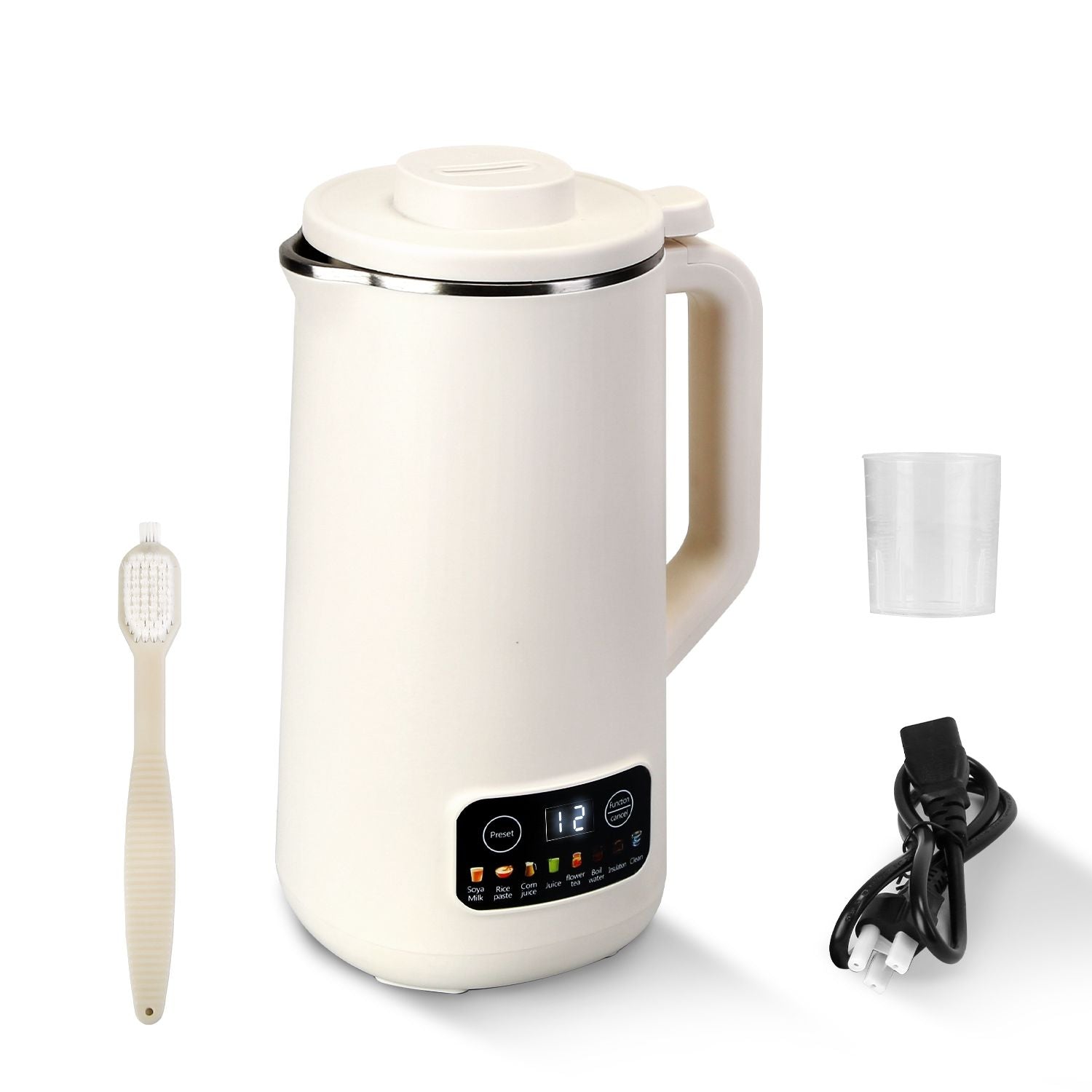 Nut Milk Maker with 12Hours Delay Function Self-Cleaning Keep Warm Automatic Soy Milk Maker Mac