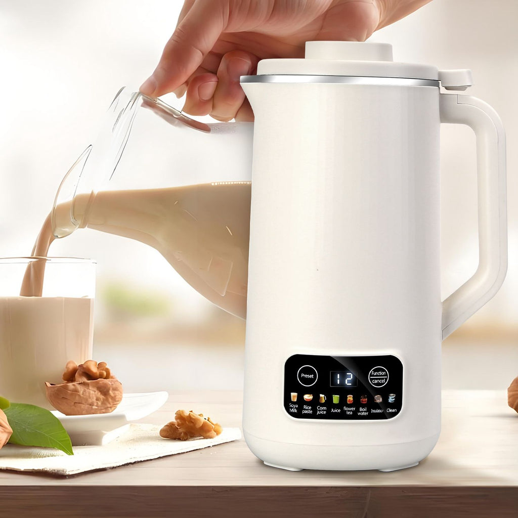 Nut Milk Maker with 12Hours Delay Function Self-Cleaning Keep Warm Automatic Soy Milk Maker Mac