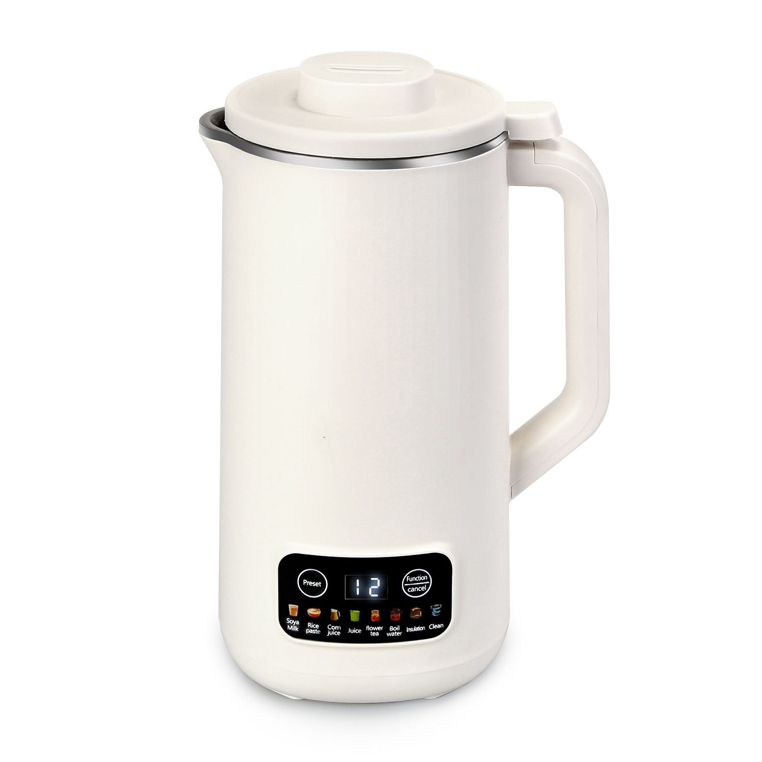 Nut Milk Maker with 12Hours Delay Function Self-Cleaning Keep Warm Automatic Soy Milk Maker Mac