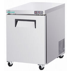 Commercial Worktop Refrigerator with Consistent Cooling and Soft-Close Door