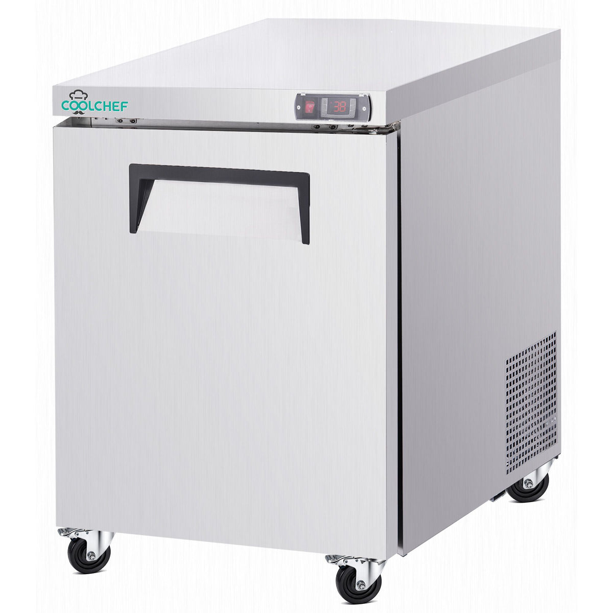 Commercial Worktop Refrigerator with Consistent Cooling and Soft-Close Door