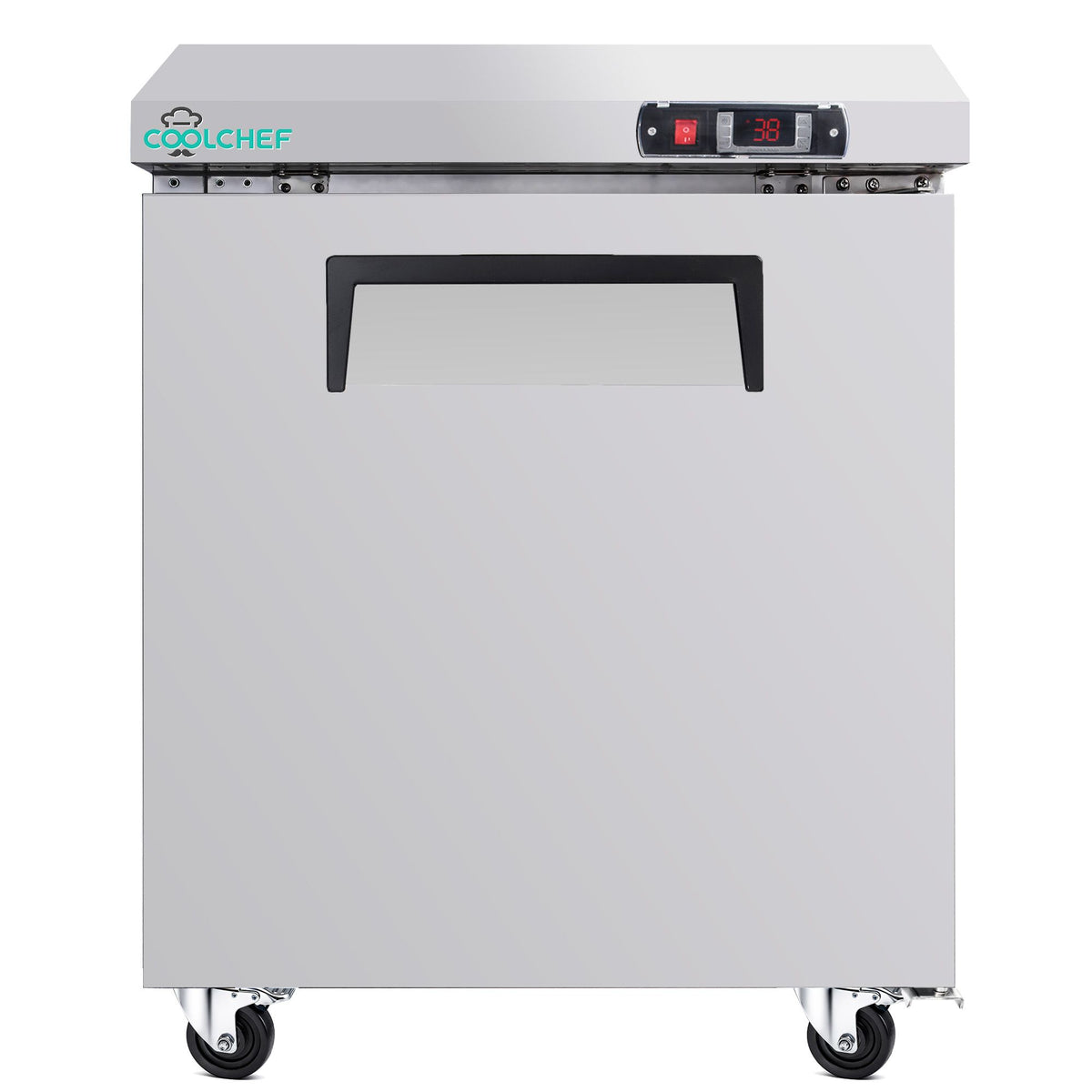 Commercial Worktop Refrigerator with Consistent Cooling and Soft-Close Door