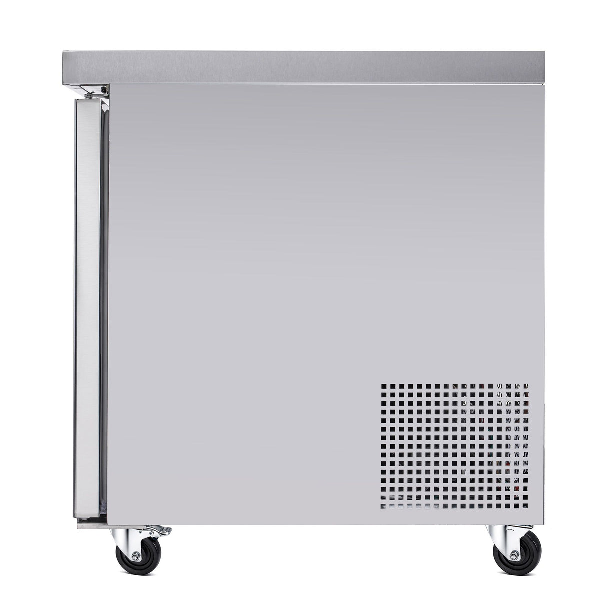 Commercial Worktop Refrigerator with Consistent Cooling and Soft-Close Door