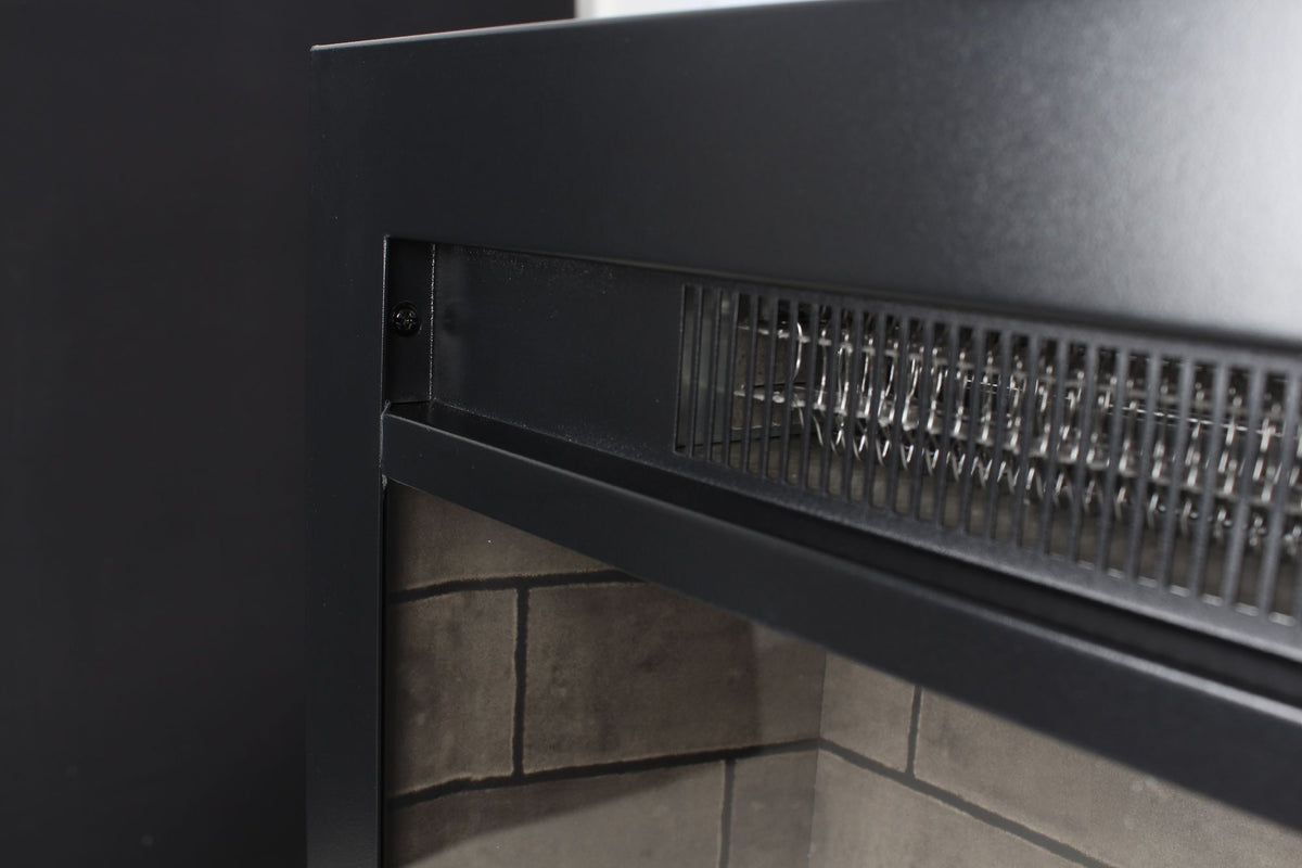 Multicolored Flame Electric Fireplace Insert with Adjustable Brightness