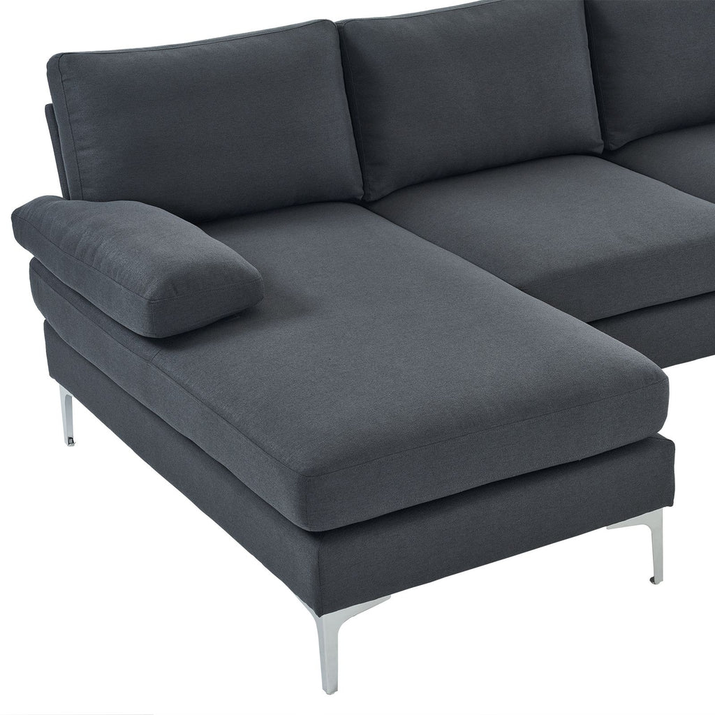 U-Shaped Modular Sofa for Relaxed Gatherings