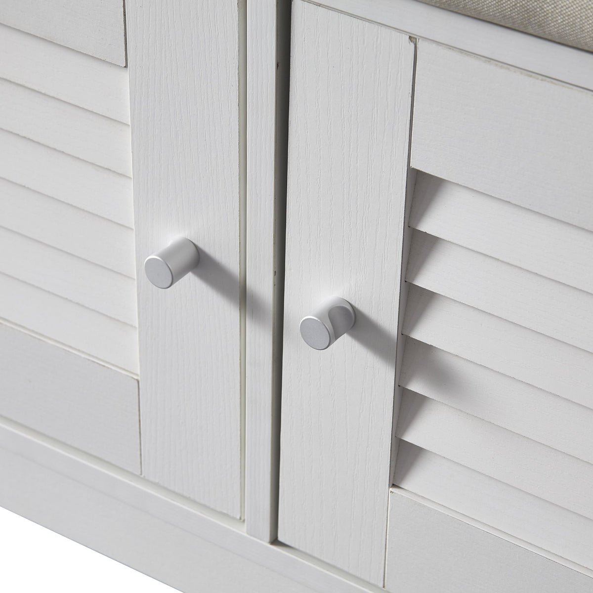 Cushioned Entryway Shoe Storage Bench