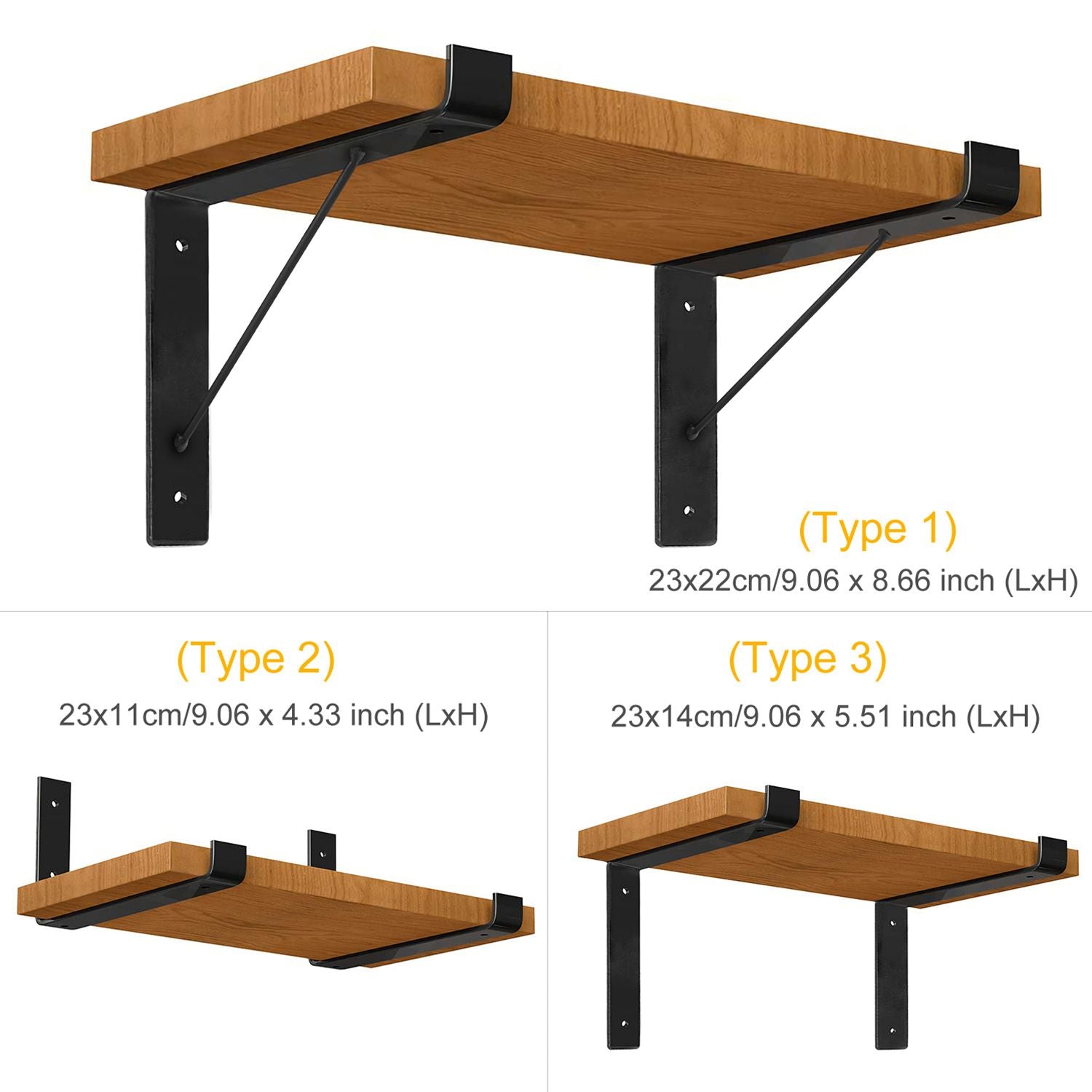practical L-Shaped Shelf Brackets for Sturdy Wall Shelves