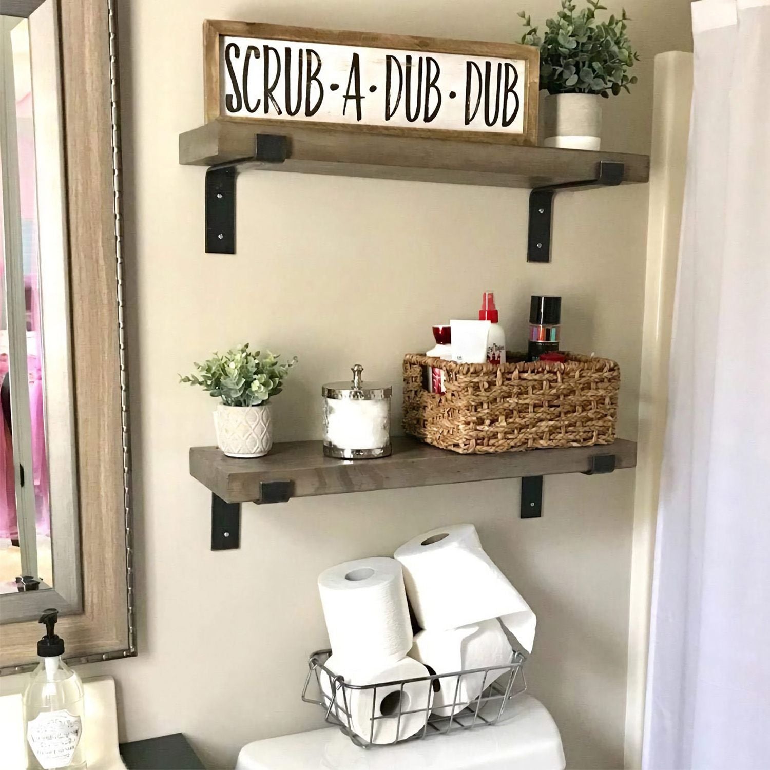 practical L-Shaped Shelf Brackets for Sturdy Wall Shelves