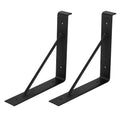 Industrial L-Shaped Shelf Brackets for Custom Wall Shelves
