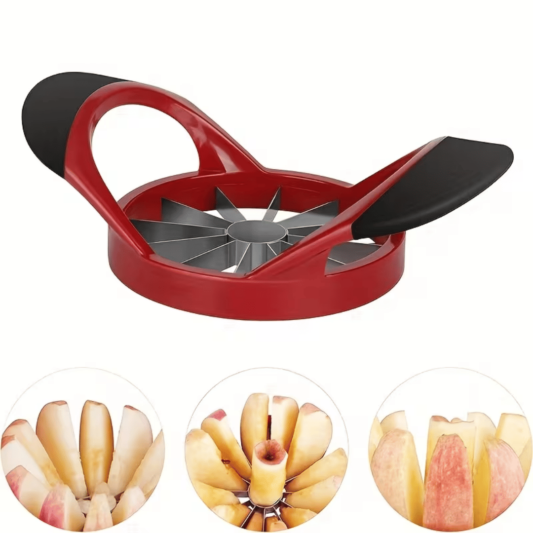 Apple Corer and Slicer with Anti-Slip Handle