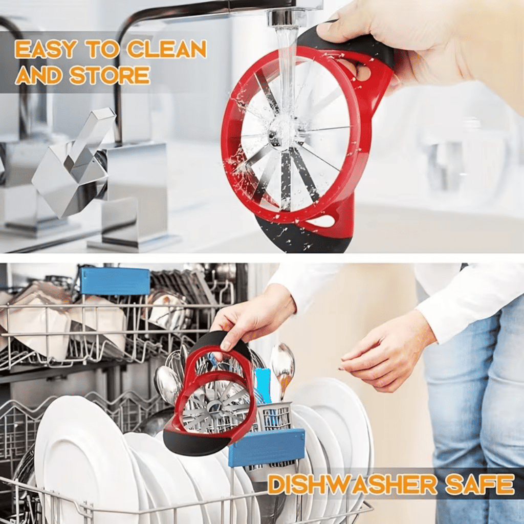 Apple Corer and Slicer with Anti-Slip Handle