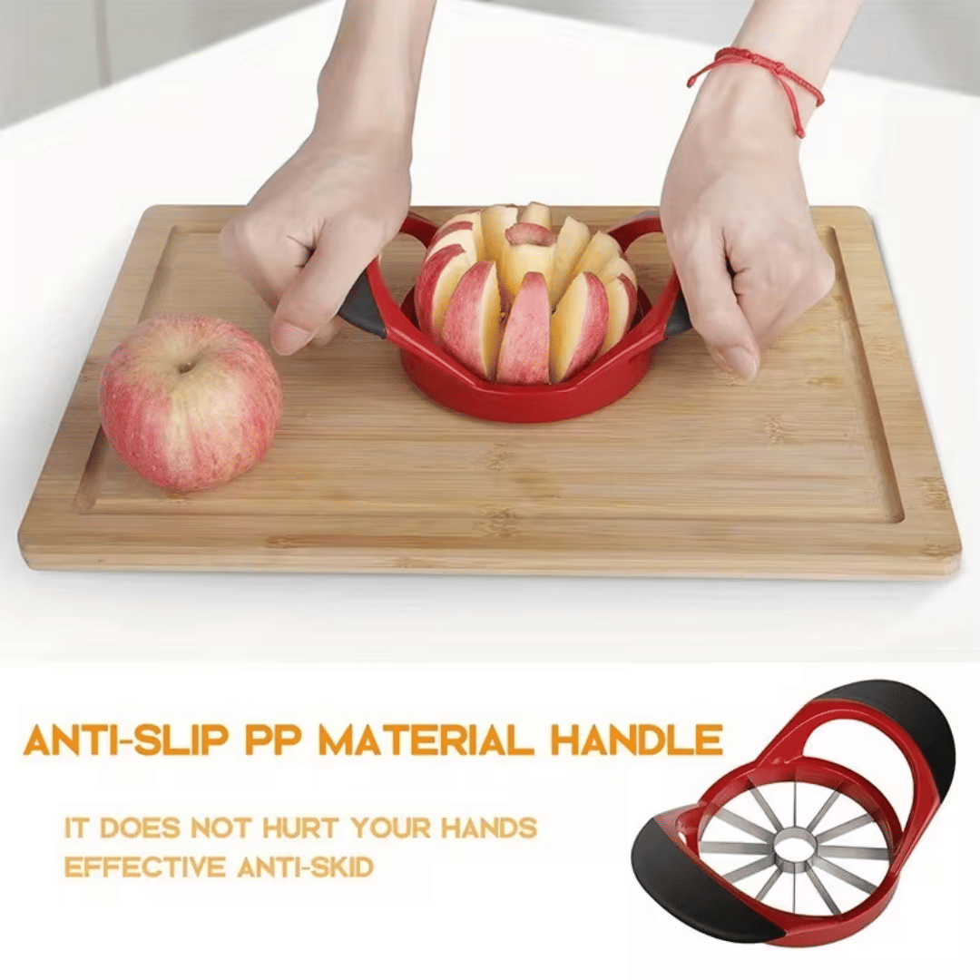 Apple Corer and Slicer with Anti-Slip Handle