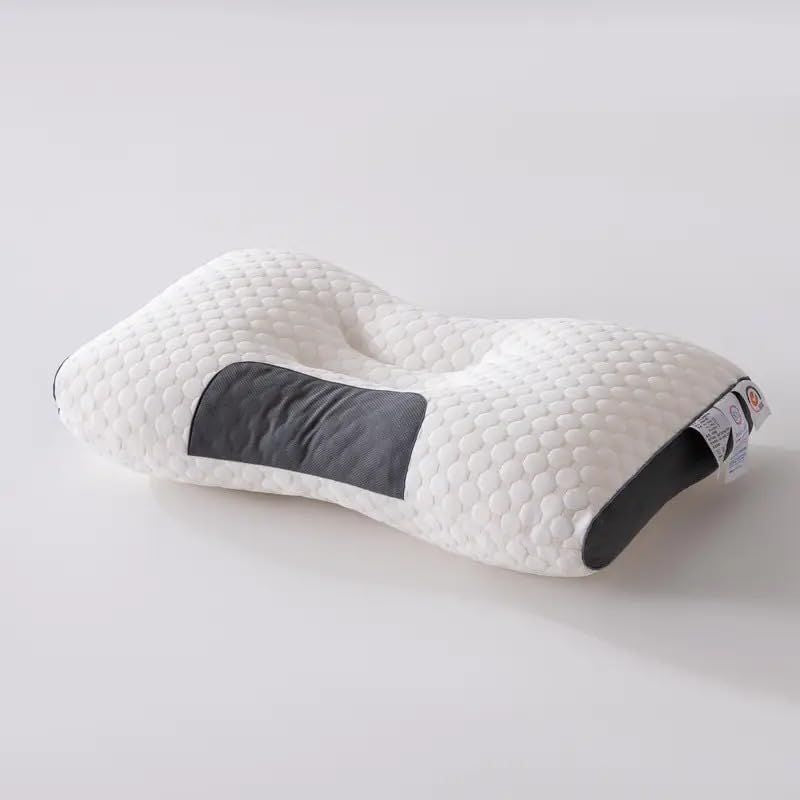 Knitted SPA Massage Neck Pillow – Ergonomic Cervical Support with Removable Cover