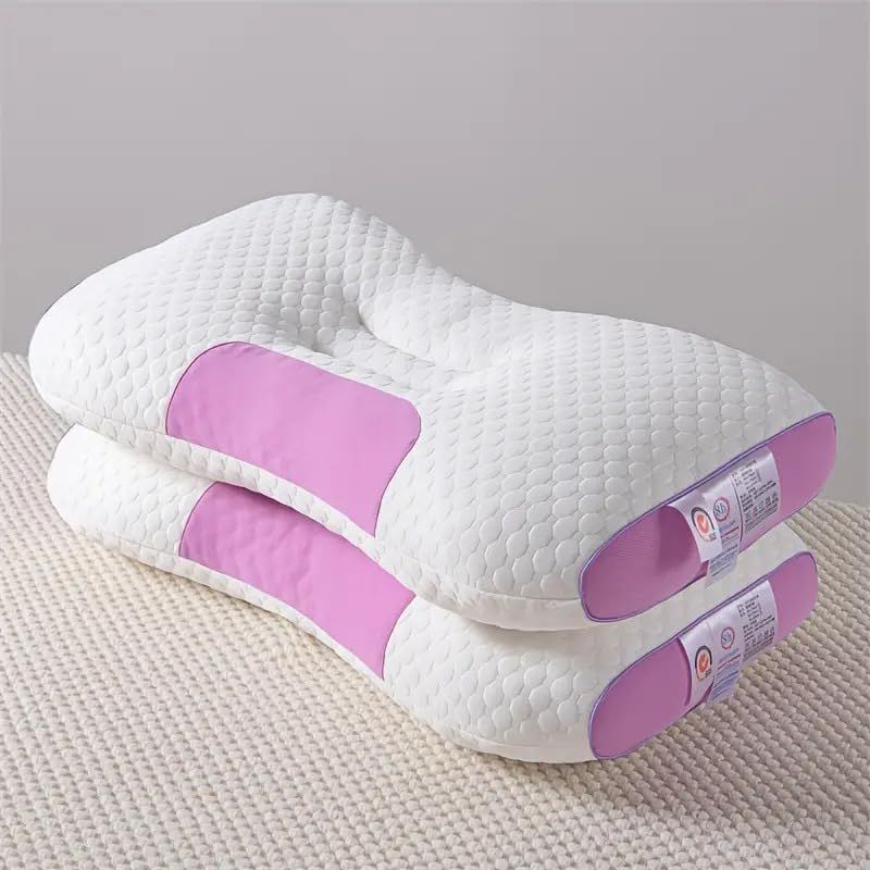 Knitted SPA Massage Neck Pillow – Ergonomic Cervical Support with Removable Cover