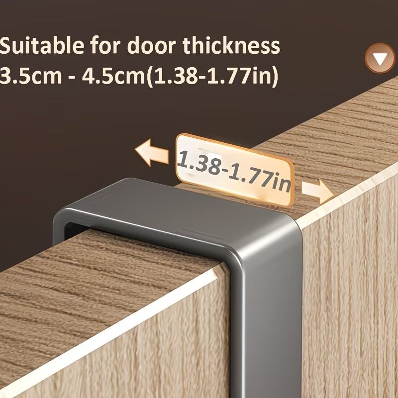 Over the Door Organizer with Metal Shelves – Space Saving Storage for Bathroom, Kitchen, Pantry