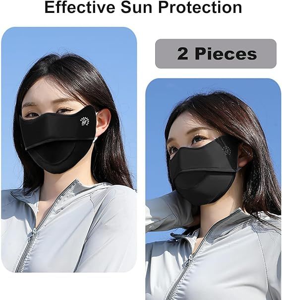 Two Reusable Outdoor Face Covers