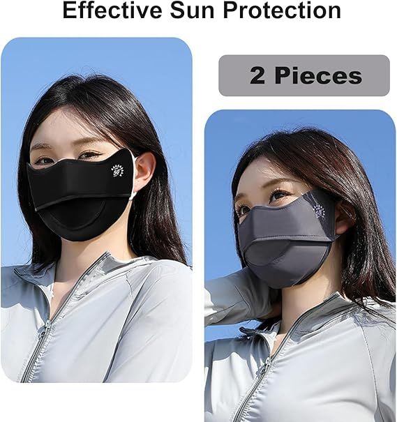 Two Reusable Outdoor Face Covers