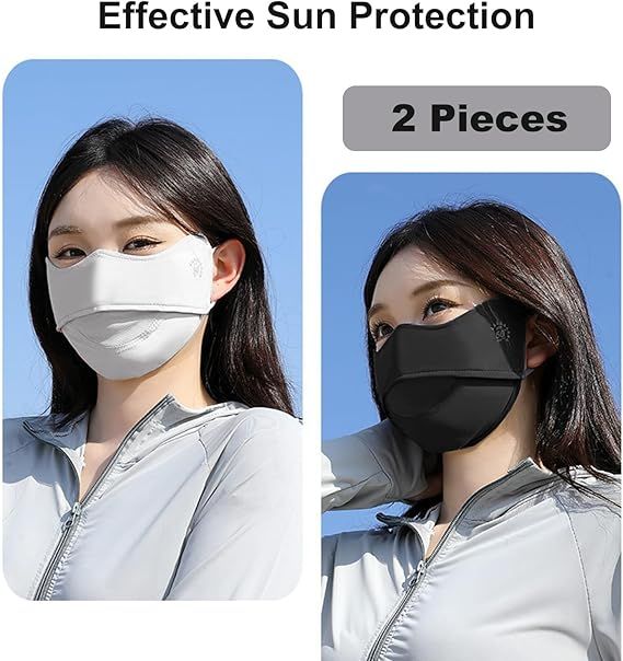 Two Reusable Outdoor Face Covers