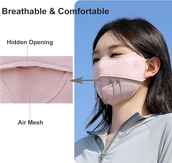 Two Reusable Outdoor Face Covers