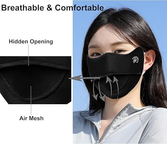 Two Reusable Outdoor Face Covers