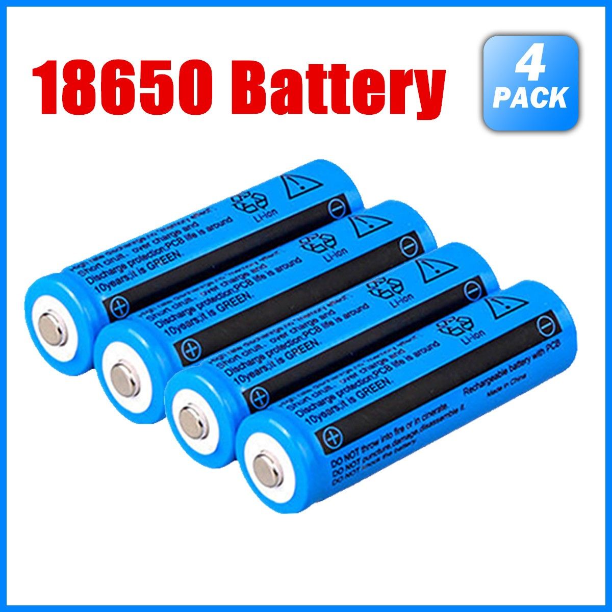 Rechargeable Batteries for Flashlights and Devices