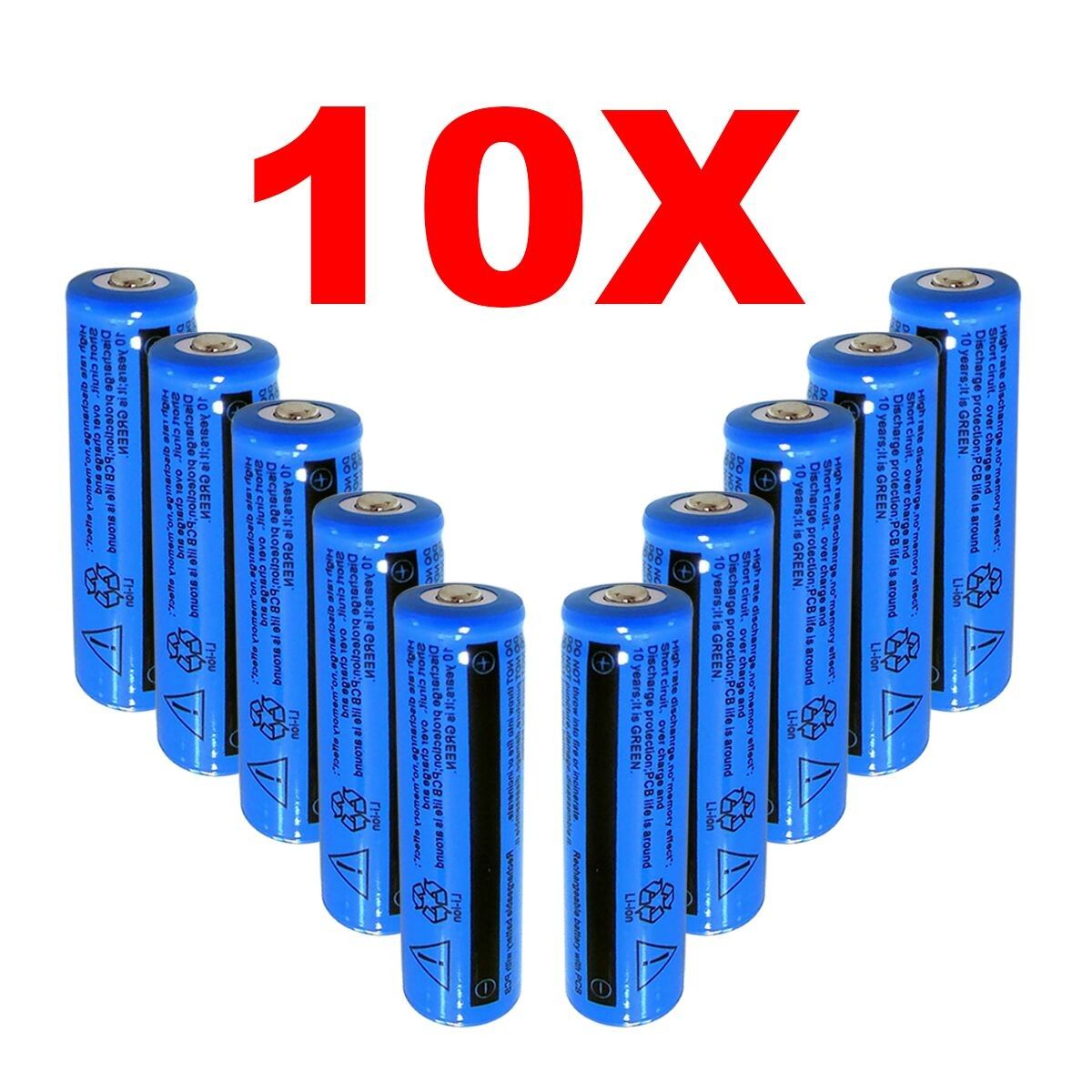 Rechargeable Batteries for Flashlights and Devices
