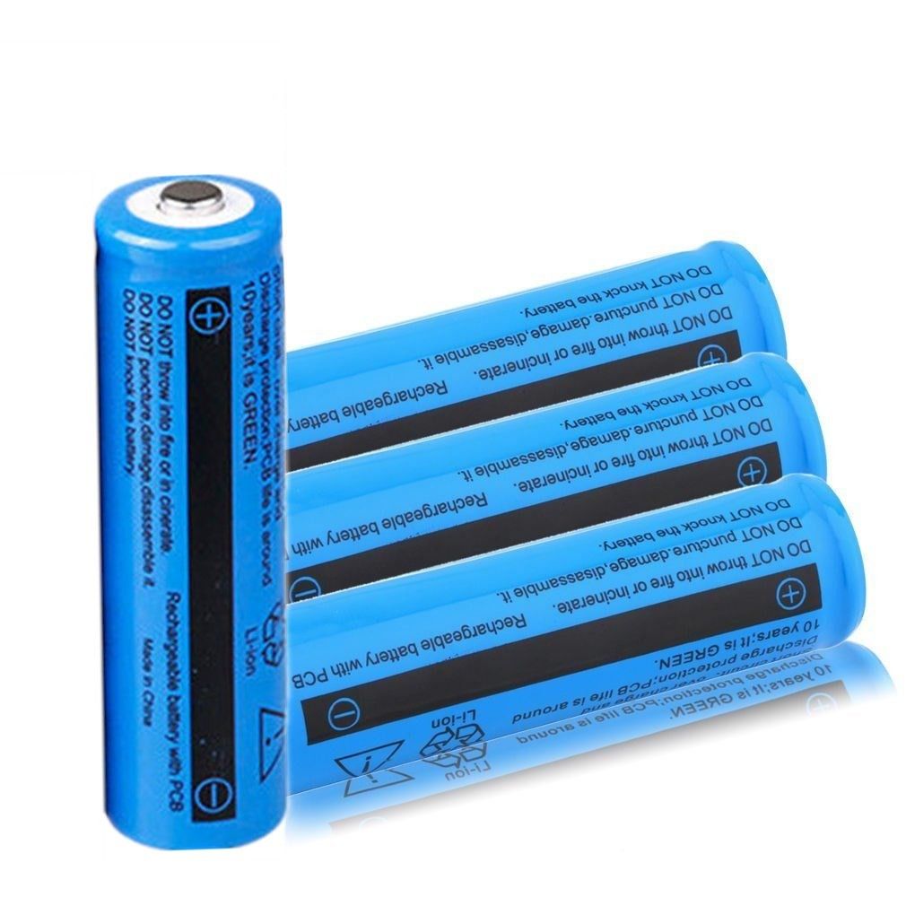 Rechargeable Batteries for Flashlights and Devices