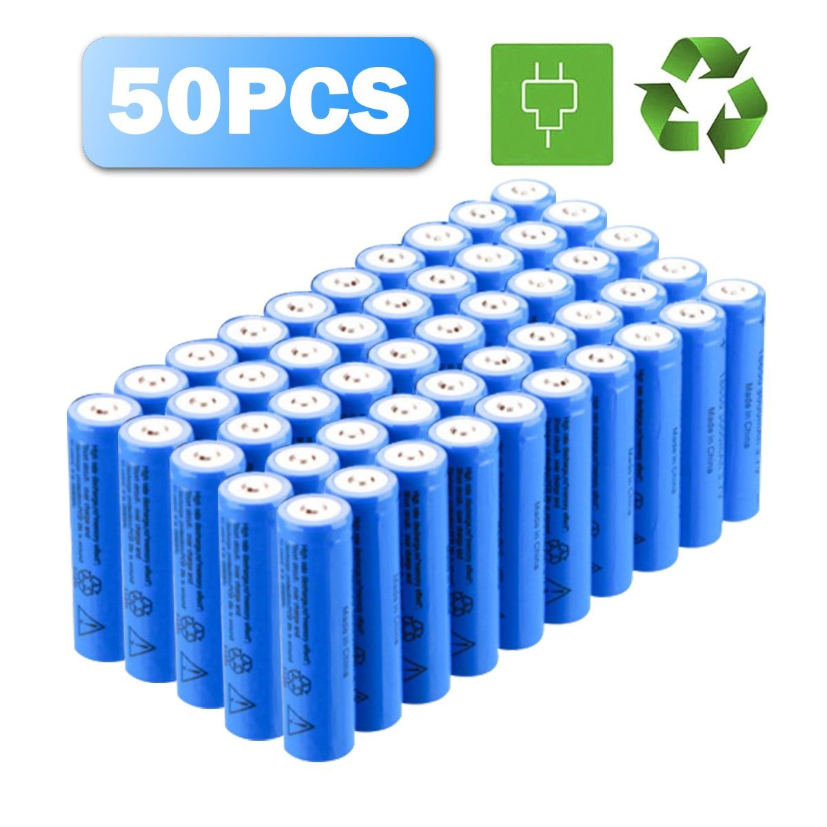 Rechargeable Batteries for Flashlights and Devices