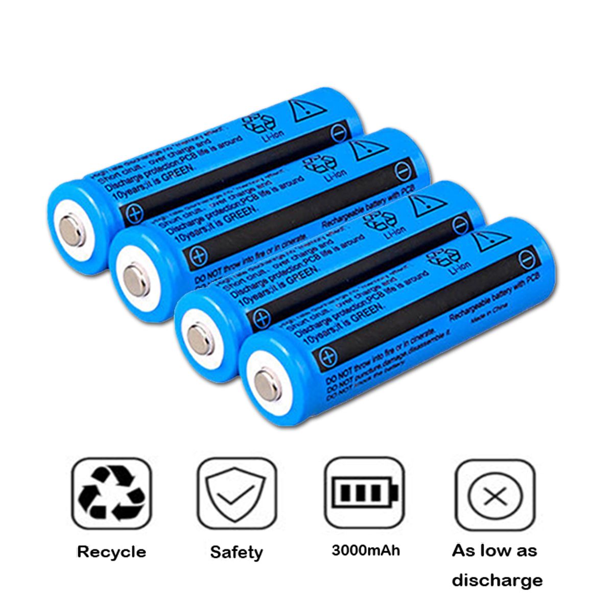 Rechargeable Batteries for Flashlights and Devices