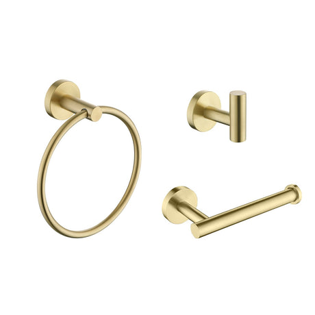 Modern Bathroom Hardware Set with Hidden Mounting