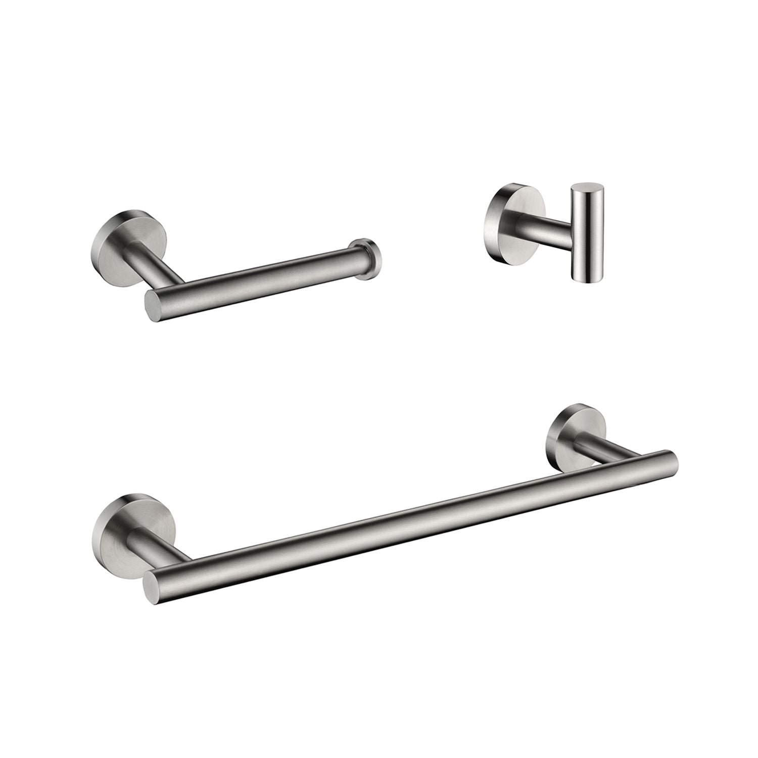 3-Piece Bathroom Hardware Set for Modern Organized Spaces