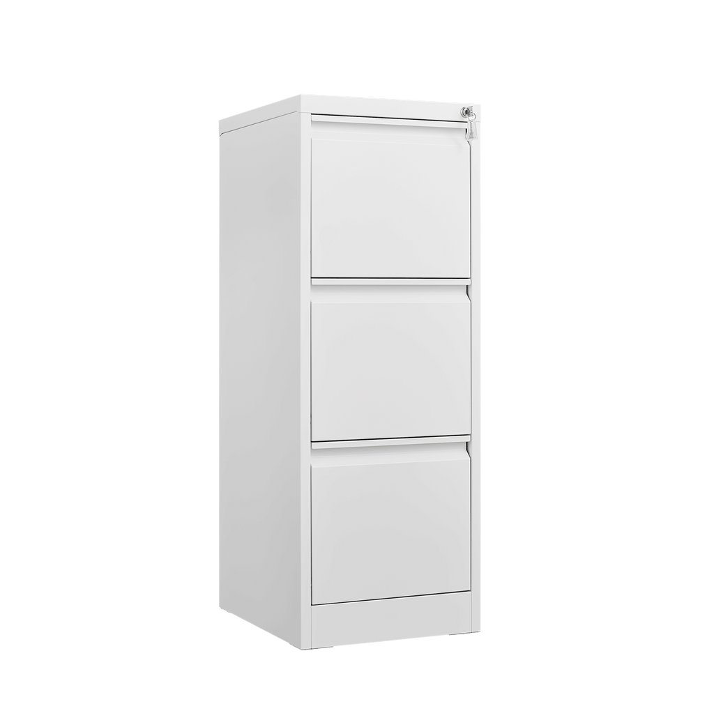 3-Drawer Locking Vertical File Cabinet for Home Office