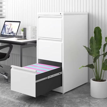 3-Drawer Locking Vertical File Cabinet for Home Office