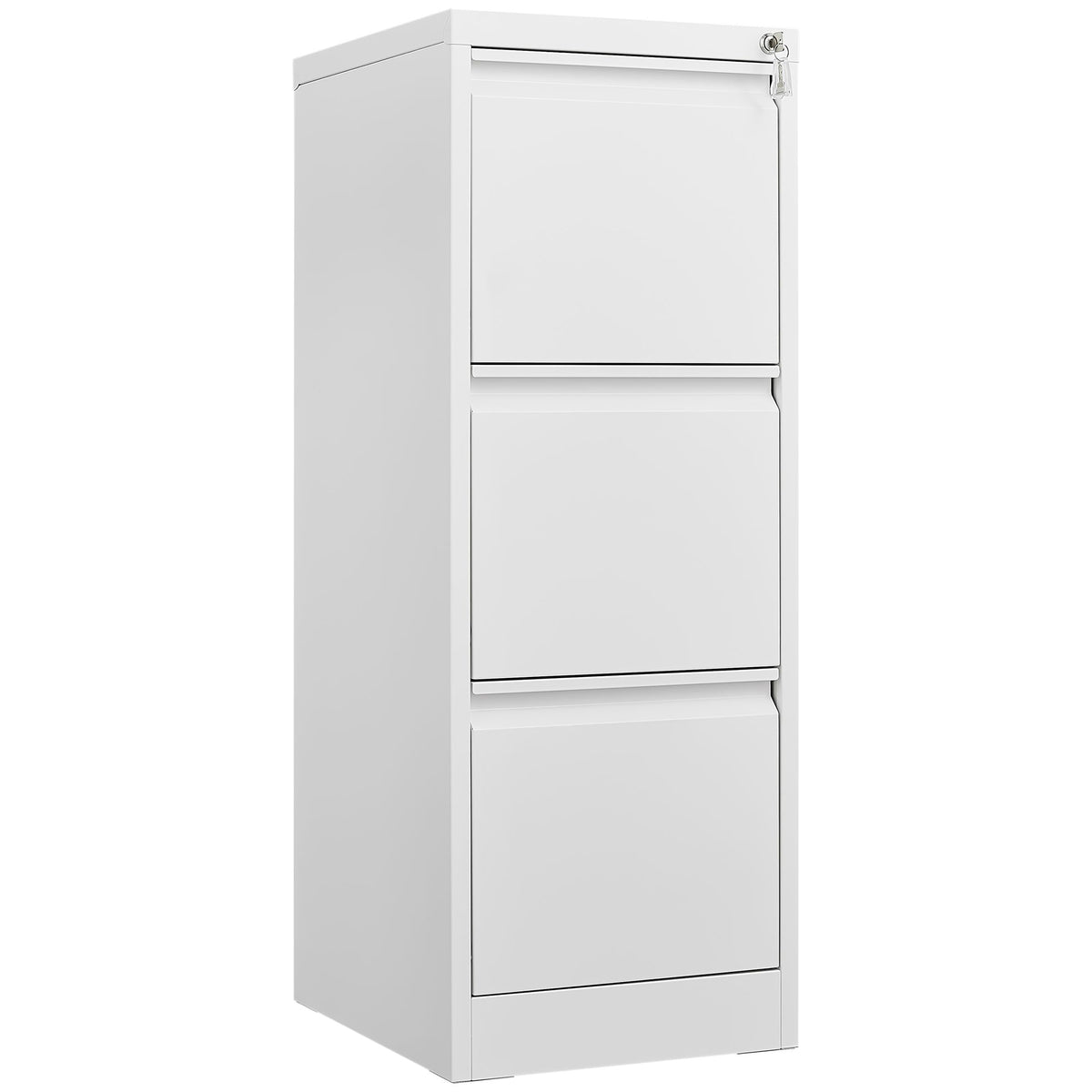 3-Drawer Locking Vertical File Cabinet for Home Office
