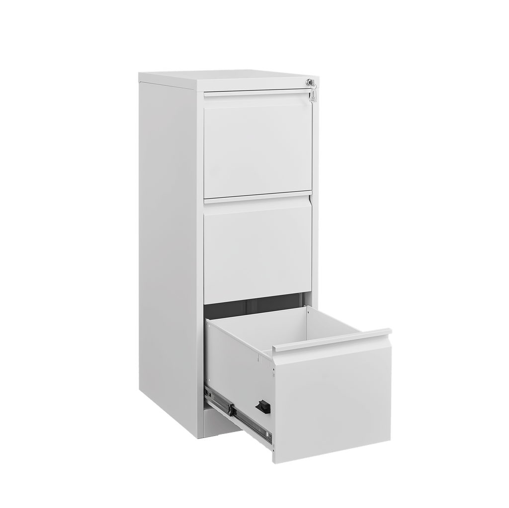 3-Drawer Locking Vertical File Cabinet for Home Office