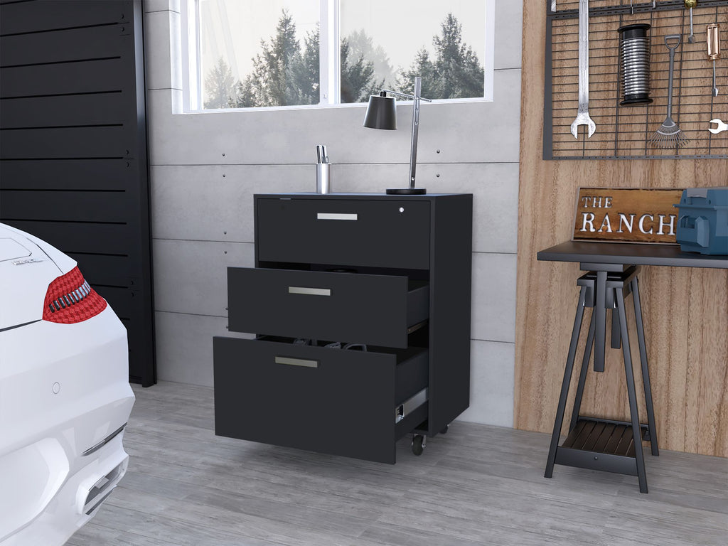 Lions Office Three-Drawer Mobile Cabinet
