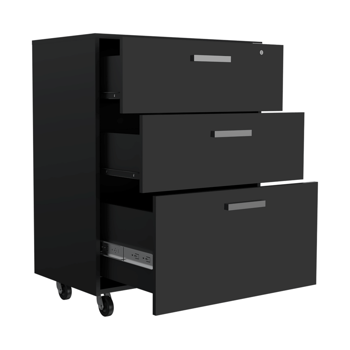 Lions Office Three-Drawer Mobile Cabinet