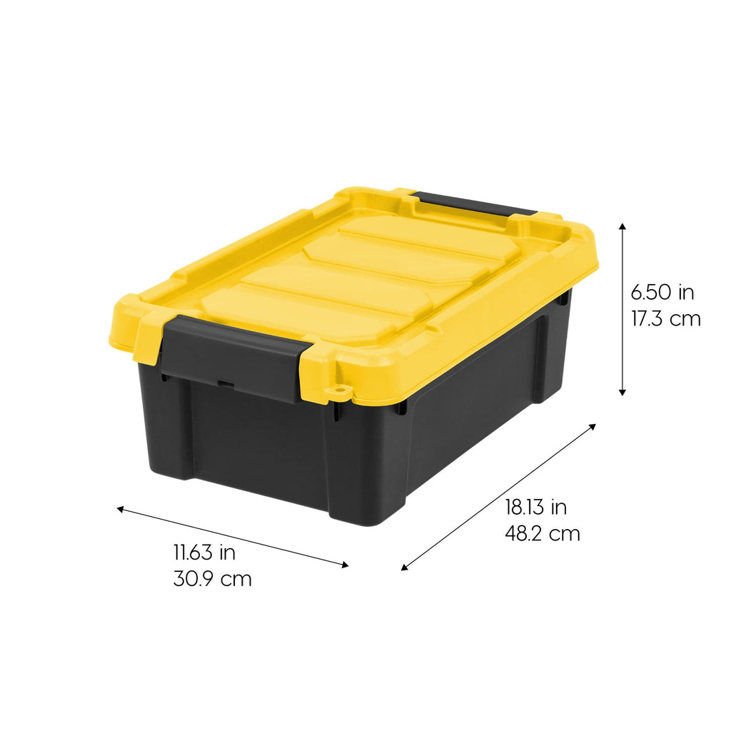 Stackable Latching Storage Bin Set