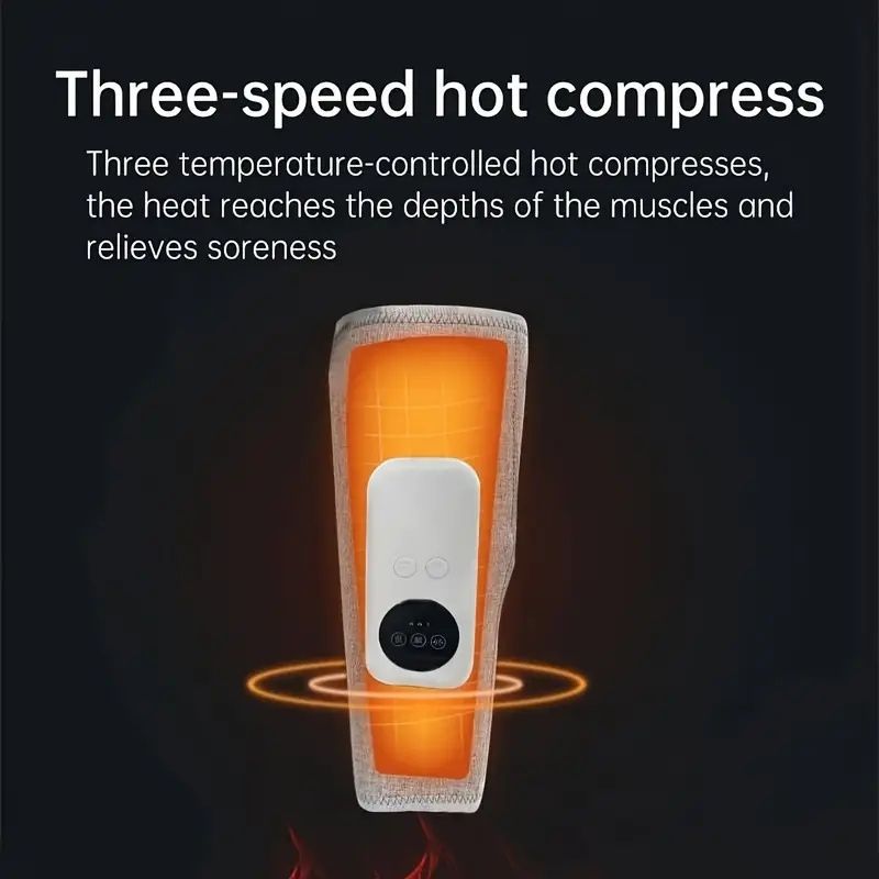 Cordless Leg & Massager – Air Compression, Heat & Vibration for Muscle Relief