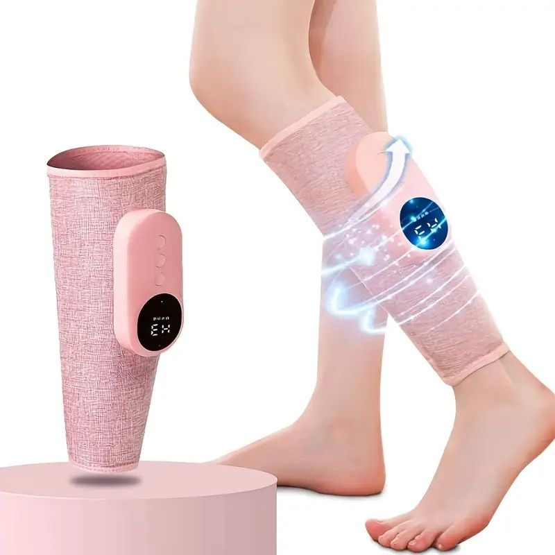 Cordless Leg & Massager – Air Compression, Heat & Vibration for Muscle Relief - 1pc