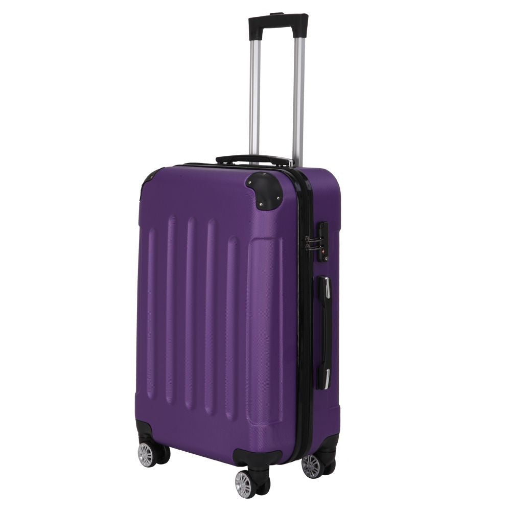 Coordinated Trolley Luggage Set with Swivel Wheels