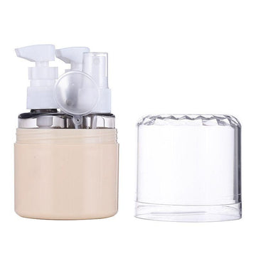 Three-Chamber Travel Cosmetic Dispenser
