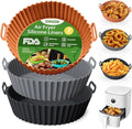 Reusable Air Fryer Basket Liners, Set of Three