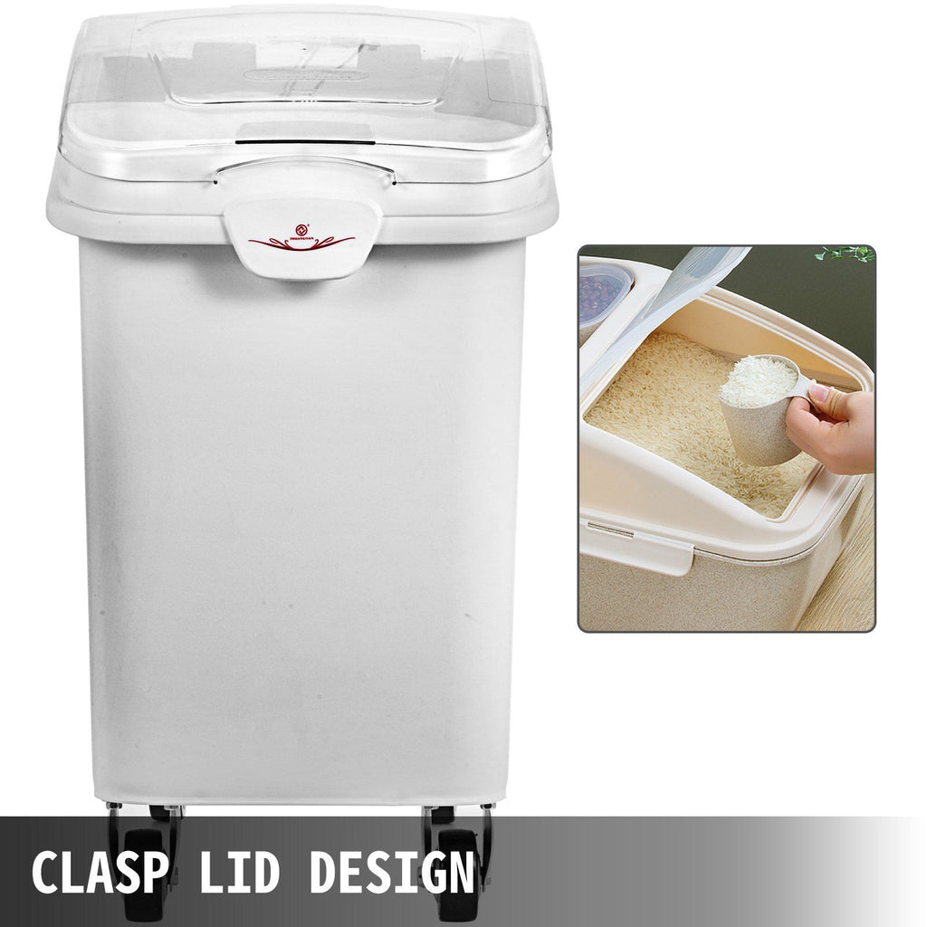 Commercial Rolling Dry Ingredient Storage Bin Set