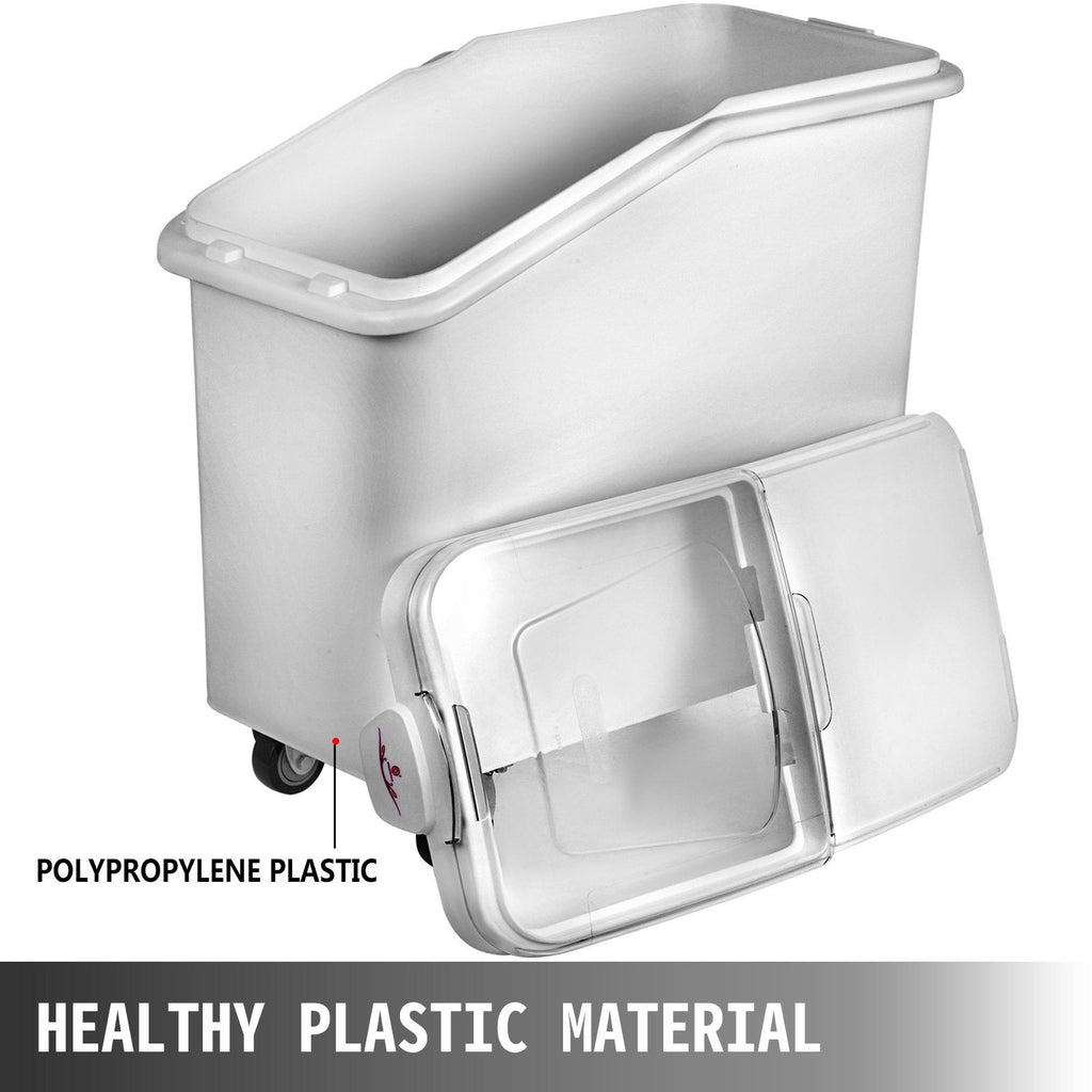 Commercial Rolling Dry Ingredient Storage Bin Set