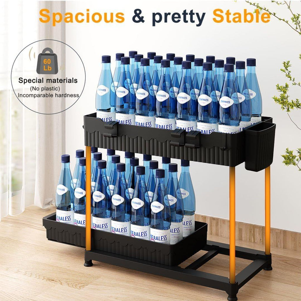 3-Pack 2-Tier Under Sink Organizer with Sliding Drawers for Kitchen Bath