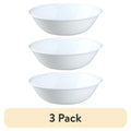 Winter Frost White Round Serving Bowls, 1-Quart (3-Pack)