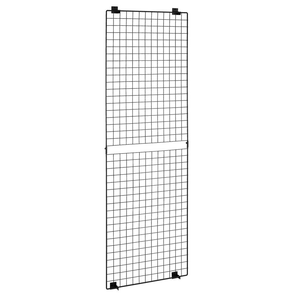 3 Packs Grid Wall Panels, Wire Grid Panels Display Rack, Wall-Mounted Art Display Shelf, Bl