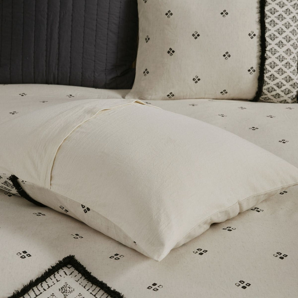 Natural Diamond Print Modern Boho Comforter Set
