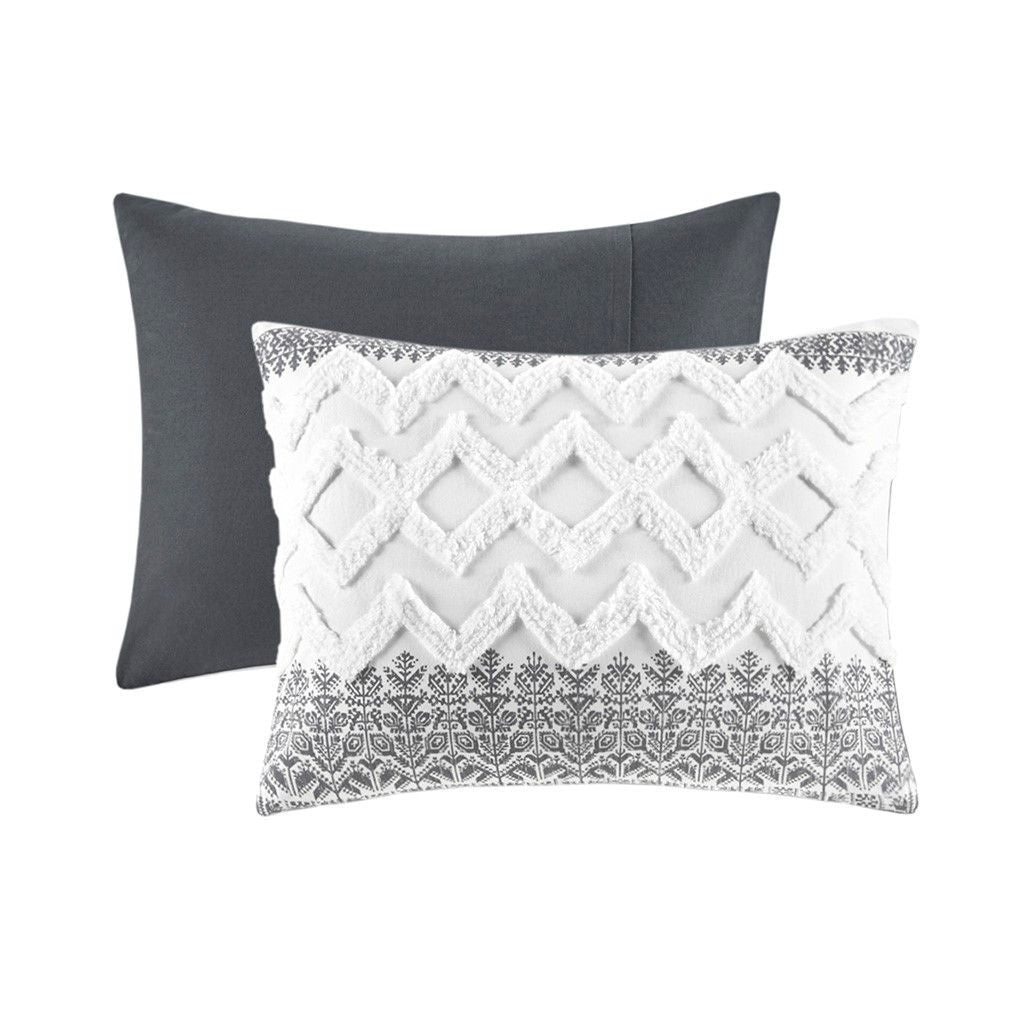 Botanical Comforter Set with Chenille Tufting